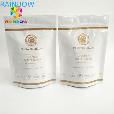 I sacchetti di plastica stanno sul runtz dell'alimento del caffè della borsa stampato abitudine del sacchetto della chiusura lampo che imballa l'umidità lucida opaca