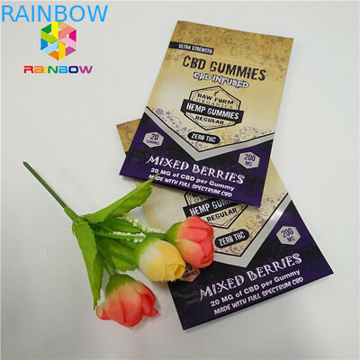 Il di alluminio di erbe della capsula che imballa il sacchetto dell'umidità di 3g 5g 10g ha personalizzato la dimensione