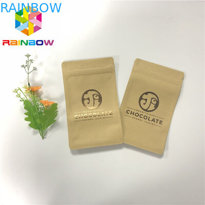Stampa UV tre sacchi di carta del mestiere della chiusura lampo sigillati lato per l'imballaggio di Antivari di cioccolato