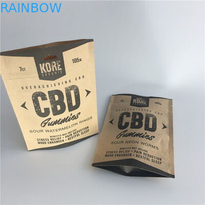 Brown Kraft Paperstand su spessore del micron dei sacchetti 120-140 per le spezie della polvere