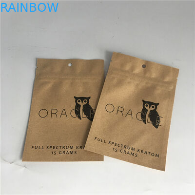 Brown Kraft Paperstand su spessore del micron dei sacchetti 120-140 per le spezie della polvere