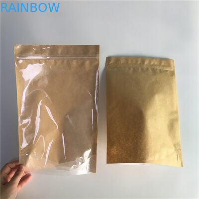 Kraft sta sulla serratura della chiusura lampo su misura sacchetto del di alluminio dei sacchi di carta della serratura dello zip