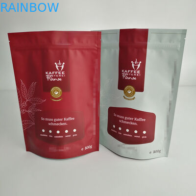Le borse sigillabili opache che imballano, stanno sulle borse del sacchetto 500 grammi per l'imballaggio del caffè
