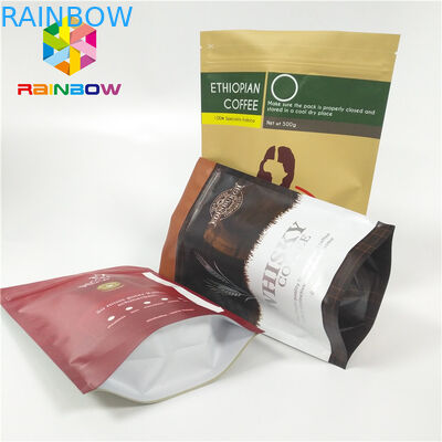 Sacchetti di plastica laminati dell'alimento materiale che imballano il di alluminio con la valvola