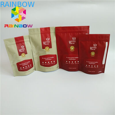 Sacchetti di plastica laminati dell'alimento materiale che imballano il di alluminio con la valvola