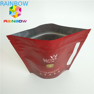 Sacchetti di plastica laminati dell'alimento materiale che imballano il di alluminio con la valvola