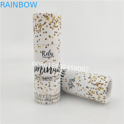 Su misura intorno ai contenitori d'imballaggio di regalo, contenitore di cilindro che imballa la carta kraft Per Candy