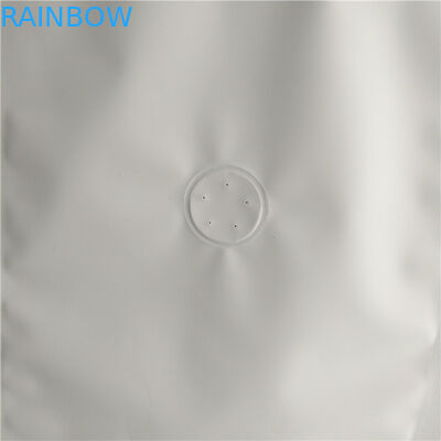 Materiale da otturazione superiore di stampa bianca normale del film di imballaggio per alimenti della borsa del fondo piatto con la valvola per aria