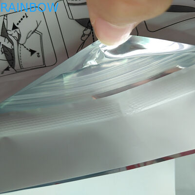 La guarnizione laterale 3 opaca sta sul sacchetto che imballa, sta sulla prova dei bambini del sacchetto della chiusura lampo