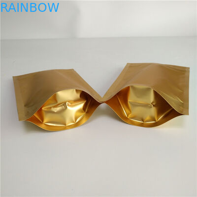 La chiusura lampo superiore sta sul materiale laminato borse del sacchetto con euro/foro d'attaccatura rotondo