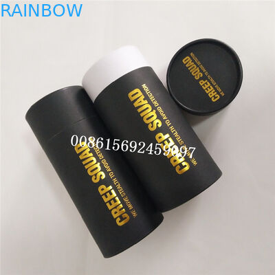 Contenitore di carta di cartone biodegradabile che imballa logo su misura con la timbratura di oro