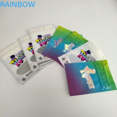 Mylar Runtz ha sigillato l'abitudine dei sacchetti di plastica stampata per l'imballaggio della canapa della cannabis