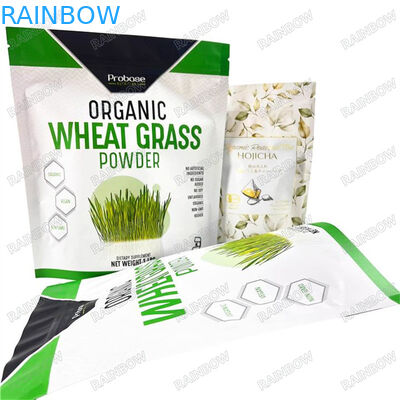 Sacchetti di carta Kraft Eco-Friendly Materiale Pla Sacchetto a serratura Zip Con Logo Sacchetto Stand Up Durable Sacchetto di imballaggio di alta qualità Stan