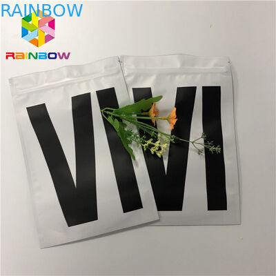 La serratura laminata dello zip di Matt del di alluminio sta sulla borsa di caffè delle borse del sacchetto della chiusura lampo con la valvola