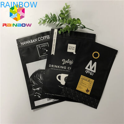 Matt annerisce il di alluminio 200g sta sulla rotocalcografia della borsa di caffè della serratura dello zip del sacchetto