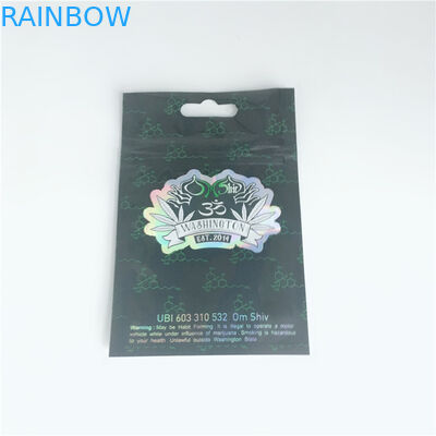 Borse d'imballaggio della saldatura a caldo medica dell'erbaccia, serratura cosmetica dello zip di Mylar della borsa dell'organizzatore