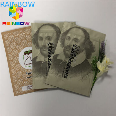 Chiusura lampo risigillabile di Doypack che sta sulle borse d'imballaggio del caffè dei sacchetti 50-200 micron