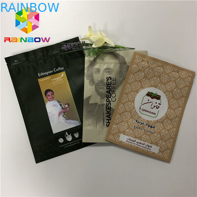 Chiusura lampo risigillabile di Doypack che sta sulle borse d'imballaggio del caffè dei sacchetti 50-200 micron