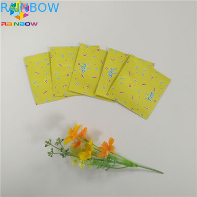 Sacchetto della stagnola del commestibile che imballa la borsa piana della chiusura lampo della guarnizione laterale di Mylar tre per la capsula del tè dello spuntino