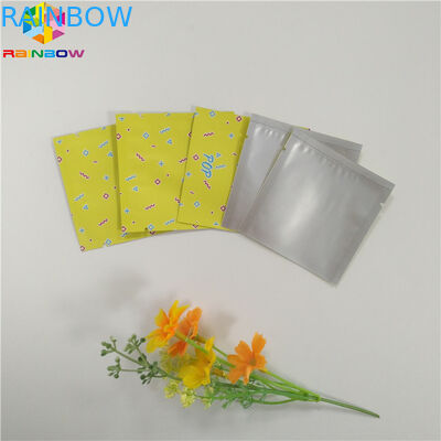 Sacchetto della stagnola del commestibile che imballa la borsa piana della chiusura lampo della guarnizione laterale di Mylar tre per la capsula del tè dello spuntino