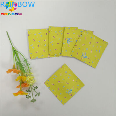 Sacchetto della stagnola del commestibile che imballa la borsa piana della chiusura lampo della guarnizione laterale di Mylar tre per la capsula del tè dello spuntino