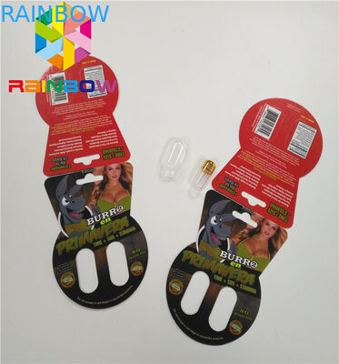 foro d'imballaggio lenticolare della scatola di carta di carta di marca del Burro 3d singolo doppio compreso la bottiglia