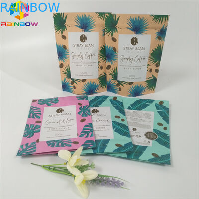 Il rivestimento richiudibile di Matt sta sulle borse del sacchetto, borsa d'imballaggio della serratura dello zip per il corpo sfrega