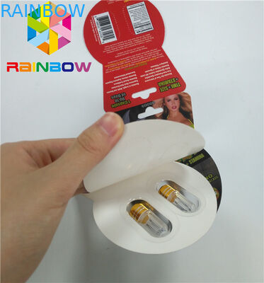 Carta lucida della bolla che imballa la carta di carta delle pillole Burro2 60000 su ordinazione di potenziamento del sesso