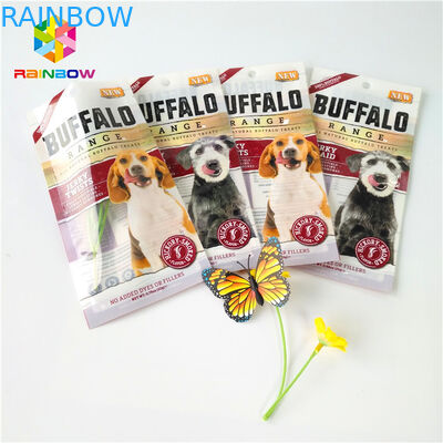 Il rivestimento lucido sta sull'imballaggio sigillato parteggiato di Fleixble della finestra delle borse tre della chiusura lampo