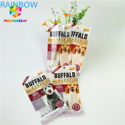 Il rivestimento lucido sta sull'imballaggio sigillato parteggiato di Fleixble della finestra delle borse tre della chiusura lampo