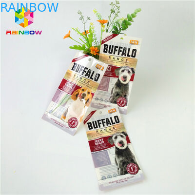 Il rivestimento lucido sta sull'imballaggio sigillato parteggiato di Fleixble della finestra delle borse tre della chiusura lampo