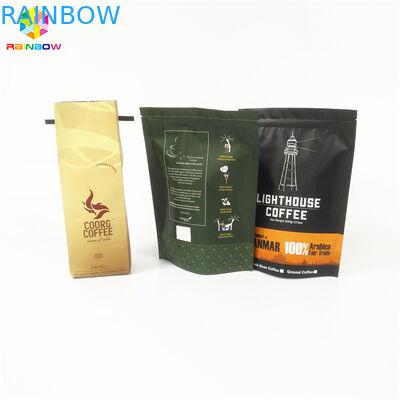 Bustine di tè del fondo piatto che imballano chiusura lampo risigillabile per la polvere caffè/della proteina