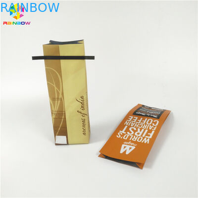 Bustine di tè del fondo piatto che imballano chiusura lampo risigillabile per la polvere caffè/della proteina