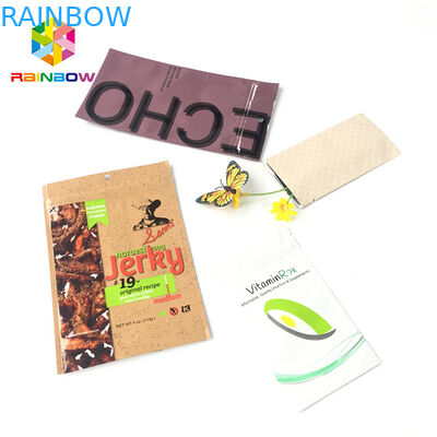 Sacchetto risigillabile della stagnola che imballa la guarnizione laterale di stampa a colori tre di plastica del di alluminio