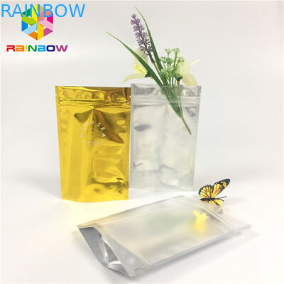 Chiaro sacchetto anteriore della stagnola di Doypack che imballa la bustina cosmetica del campione della borsa della serratura dello zip di Mylar