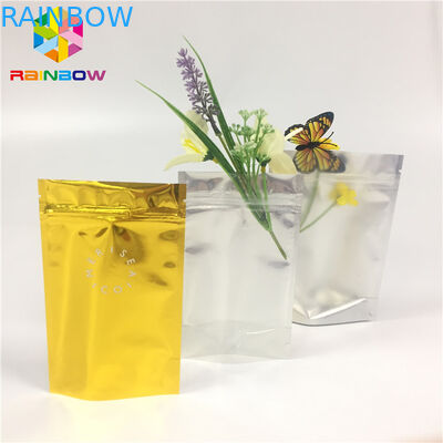 Chiaro sacchetto anteriore della stagnola di Doypack che imballa la bustina cosmetica del campione della borsa della serratura dello zip di Mylar