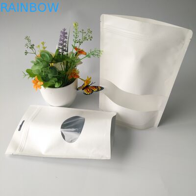 Stia sul commestibile d'imballaggio della scatola di carta dei sacchetti con chiara finestra rettangolare/ovale