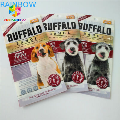 Le borse a chiusura lampo di plastica dell'imballaggio, tre hanno parteggiato guarnizione stanno sui sacchetti per alimento