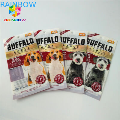 La prova dell'odore a chiusura lampo sta sui sacchetti, borse a chiusura lampo di Mylar per l'imballaggio dell'alimento per animali domestici