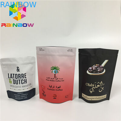 La rotocalcografia sta sulla linea stagnola laminata serratura della tacca dello strappo delle borse del sacchetto della chiusura lampo dello zip