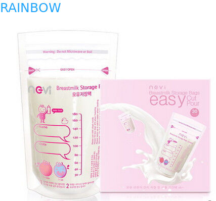 Doppio stia sul sacchetto della chiusura lampo, stoccaggio d'imballaggio del latte materno delle borse della saldatura a caldo