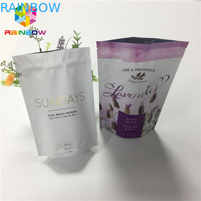 Il di alluminio opaco laminato sta sulle borse del sacchetto della chiusura lampo per il pacchetto asciutto dell'alimento