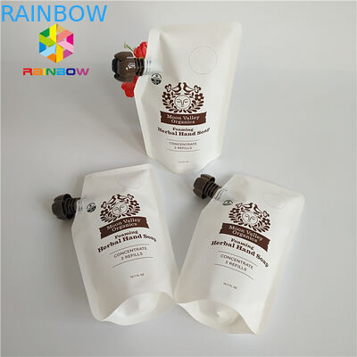 sacchetto di plastica del becco 5oz/7oz che imballa la borsa trasparente della bevanda di energia riciclabile