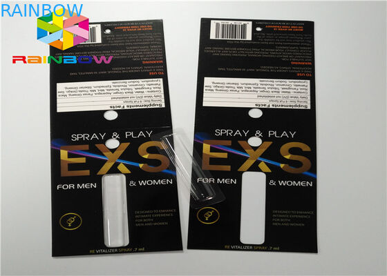 Carta di carta d'imballaggio piegante d'imballaggio dello spruzzo dello scorrevole della carta su ordinazione della bolla con il foro