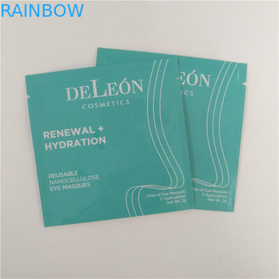 La stampa di colore pieno sta sull'imballaggio riutilizzabile dei Masques dell'occhio delle borse del sacchetto della chiusura lampo