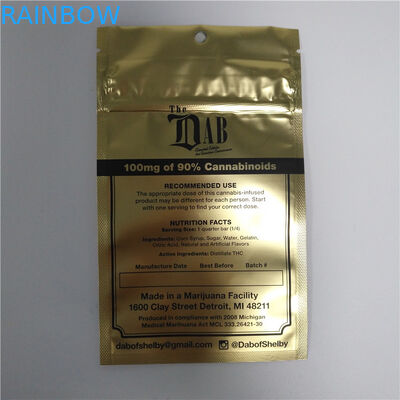 Le borse a chiusura lampo riutilizzabili della prova del bambino, Mylar stanno sulla rotocalcografia del sacchetto