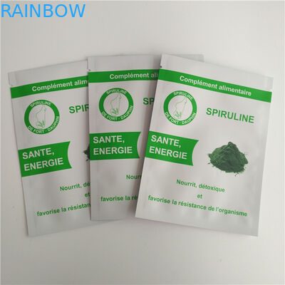 Il commestibile del di alluminio sta sulla borsa di polvere laterale del caffè di Eco della guarnizione dei sacchetti tre