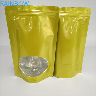 di alluminio d'imballaggio termosaldato dell'alimento dello spuntino su ordinazione asciutto delle borse per il chicco caffè/del tè