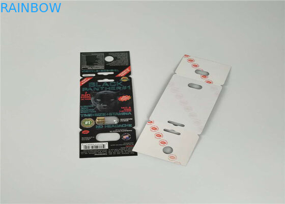 approvazione d'imballaggio della pallottola SGS/FDA del contenitore di rinoceronte dell'oro di effetto 3D della carta olografica della bolla