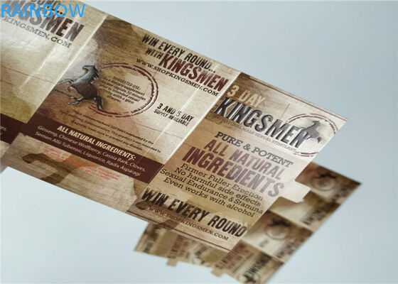 Pillole che imballano il contenitore su ordinazione d'imballaggio lenticolare di carta da stampa di rinoceronte della carta 3d